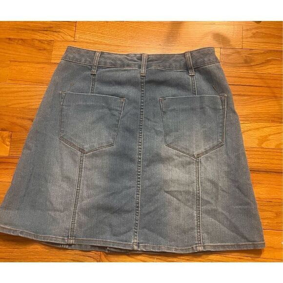 Mission Supply Co. A Line Denim Skirt Sz 4 - Picture 2 of 4